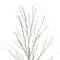 6ft. Pre-Lit White Twig Artificial Christmas Tree, Warm White LED Lights